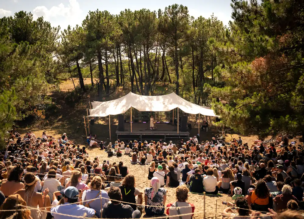 Concert Lubiana in de natuur Into The Great Wide Open